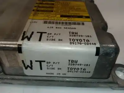 Peça sobressalente para automóvel em segunda mão centralina de airbag por toyota yaris active referências oem iam 891700d440  