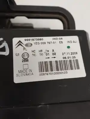 Peça sobressalente para automóvel em segunda mão farol / farolim esquerdo por citroen c3 picasso sx referências oem iam 9681873980  