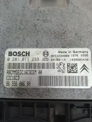 Second-hand car spare part ECU ENGINE CONTROL for CITROEN XSARA PICASSO  OEM IAM references 0281011233  