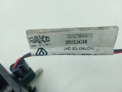 Second-hand car spare part interior left tailgate light for renault clio iv dynamique oem iam references 265552424r  