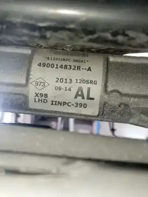 Second-hand car spare part steering rack for renault clio iv dynamique oem iam references 490014832r  