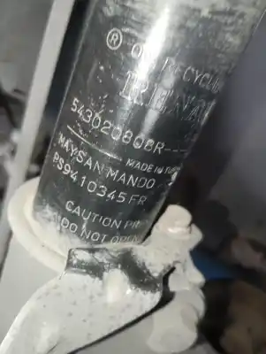 Peça sobressalente para automóvel em segunda mão amortecedor dianteiro esquerdo por renault clio iv dynamique referências oem iam 543020808r  