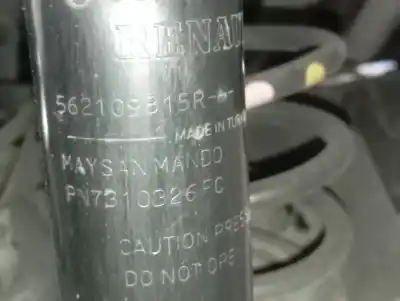 Peça sobressalente para automóvel em segunda mão amortecedor traseiro esquerdo por renault clio iv dynamique referências oem iam 562109815r  