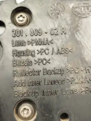 Pezzo di ricambio per auto di seconda mano luci posteriori destra per land rover range rover evoque evoque riferimenti oem iam lr072648  