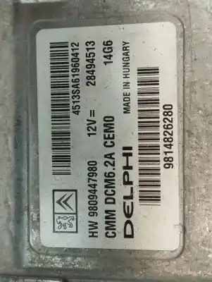 Second-hand car spare part ecu engine control for ds 4 style 150 cv / 110 kw oem iam references 9809447980  