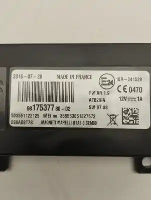 Автозапчасти б/у электронный модуль за ds 4 style 150 cv / 110 kw ссылки oem iam 981753778002  
