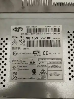 Автозапчасти б/у аудиосистема / радио cd за ds 4 style 150 cv / 110 kw ссылки oem iam 9815356780  