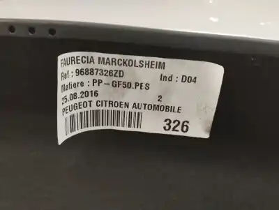 Автозапчасти б/у ЗАДНИЙ ПОДДОН за DS 4  ссылки OEM IAM 96887326ZD  