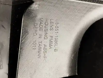 Second-hand car spare part left tailgate light for renault twingo gt oem iam references 8200387888  