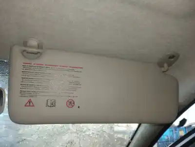 Second-hand car spare part right sunshade for renault twingo gt oem iam references 8200809470  