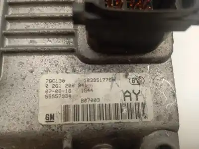 Pezzo di ricambio per auto di seconda mano centralina motore per opel corsa d enjoy riferimenti oem iam 55557934  