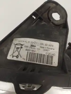 Peça sobressalente para automóvel em segunda mão farol / farolim esquerdo por renault laguna iii initiale referências oem iam 89901854  