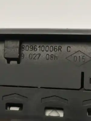 Peça sobressalente para automóvel em segunda mão botão / interruptor elevador vidro dianteiro esquerdo por renault laguna iii initiale referências oem iam 809610006r  
