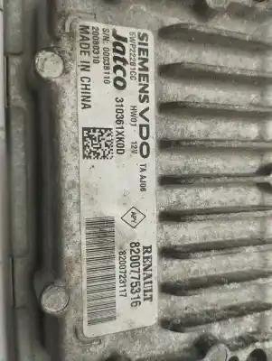 Peça sobressalente para automóvel em segunda mão unidade de controle automática da caixa de câmbio por renault laguna iii initiale referências oem iam 8200775316  