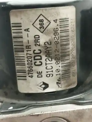 Peça sobressalente para automóvel em segunda mão abs por renault laguna iii initiale referências oem iam 476602071r  