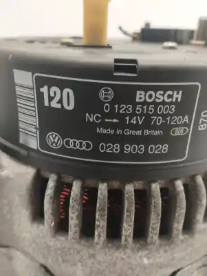 İkinci el araba yedek parçası ALTERNATÖR için AUDI A4 BERLINA (B5)  OEM IAM referansları 0123515003  