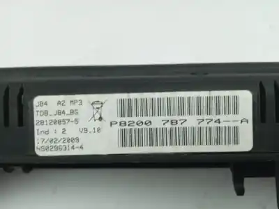Pièce détachée automobile d'occasion COMPTEUR DE VITESSE TABLEAU DE BORD pour RENAULT SCENIC II  Références OEM IAM 8200787774A  