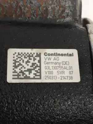 Peça sobressalente para automóvel em segunda mão BOMBA DE INJEÇÃO por SEAT IBIZA (6J5)  Referências OEM IAM 03L130755AL  