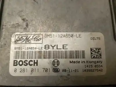 Second-hand car spare part ecu engine control for ford c-max (cb3) trend oem iam references 8m5112a650le  