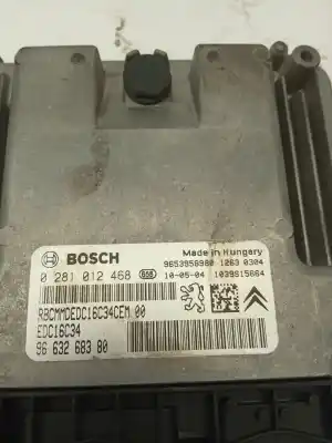 Second-hand car spare part ecu engine control for citroen xsara picasso 5p (c desde 10/1999) xsara picasso lx plus 1560 cc (1.6 ltr) /66kw oem iam references 9663268380  