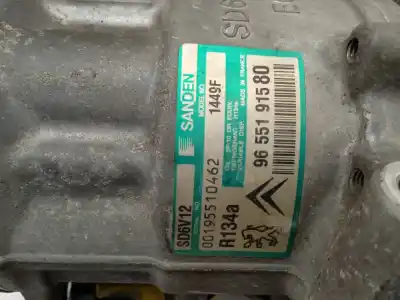 Автозапчасти б/у компрессор кондиционера воздуха за peugeot 307 break / sw (s1) 1.6 hdi ссылки oem iam 9655191580  