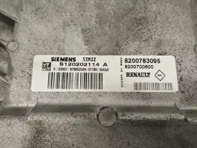 Автозапчастина б/у ебу контролер двигуна для renault clio iii evolution посилання на oem iam 8200783095  