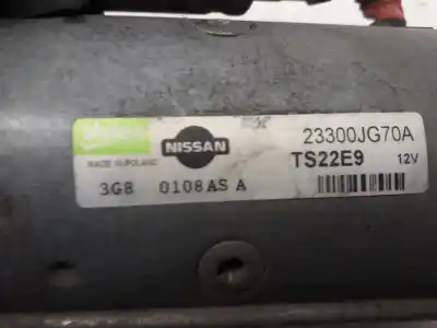 Second-hand car spare part Starter Motor for NISSAN X-TRAIL (T31) 2.0 dCi Turbodiesel CAT OEM IAM references 23300JG70A  