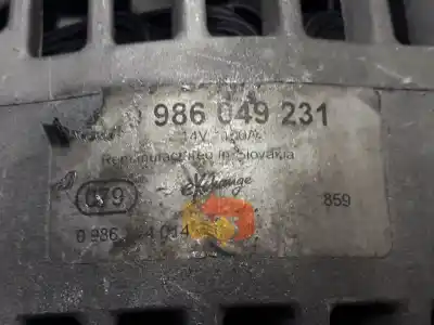 Second-hand car spare part alternator for fiat i doblo (223) cargo (2001->) 1.9 jtd oem iam references 