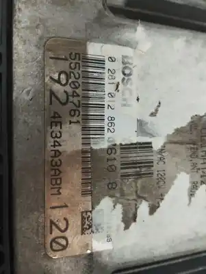 Автозапчастина б/у ебу контролер двигуна для fiat stilo multi wagon (192_) 1.9 d multijet посилання на oem iam 55204761  