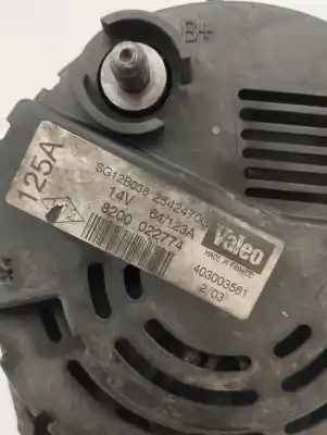 Автозапчастина б/у генератор для renault clio ii fase ii (b/cb0) base authentique посилання на oem iam 8200022774  