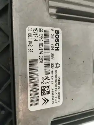 Pezzo di ricambio per auto di seconda mano centralina motore per citroen c4 picasso/spacetourer 1.6 hdi 88kw riferimenti oem iam 9666104280  