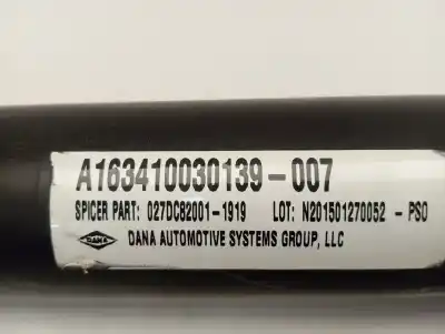 Peça sobressalente para automóvel em segunda mão TRANSMISSÃO CENTRAL DIANTEIRA por MERCEDES-BENZ CLASE M (W163)  Referências OEM IAM A163410030139  