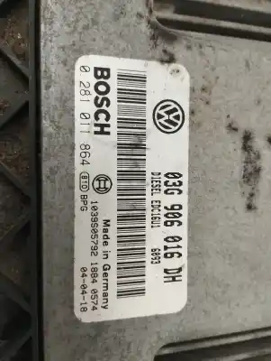 Second-hand car spare part ecu engine control for seat altea (5p1) stylance / style oem iam references 03g906016dh  
