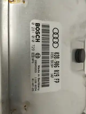Автозапчасти б/у блок управления двигателем за audi a4 b6 (8e2) 1.9 tdi ссылки oem iam 038906019fp  