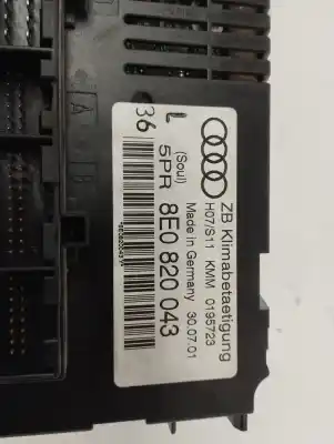 Автозапчасти б/у климат-контроль за audi a4 b6 (8e2) 1.9 tdi ссылки oem iam 8e0820043  