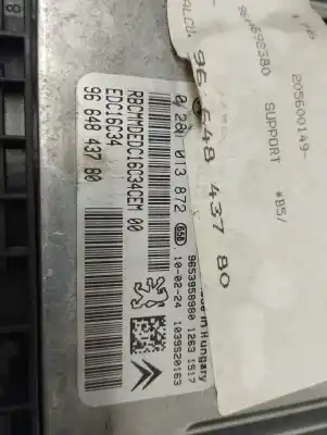 Second-hand car spare part ecu engine control for citroen c4 berlina vtn@v oem iam references 9664843780  