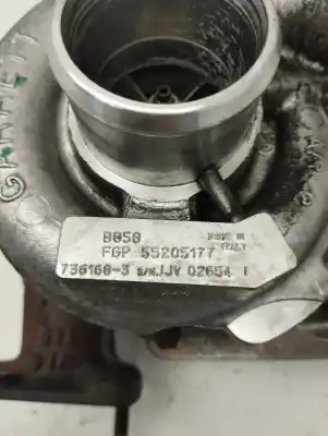 Peça sobressalente para automóvel em segunda mão turbocompresor por fiat stilo multi wagon (192_) 1.9 d multijet referências oem iam 7361683  
