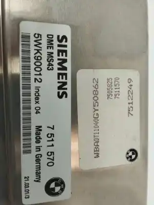 Peça sobressalente para automóvel em segunda mão  por BMW SERIE 5 BERLINA (E39)  Referências OEM IAM 7511570  