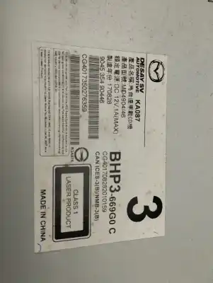 Pezzo di ricambio per auto di seconda mano impianto audio / radio cd per mazda cx-3 luxury riferimenti oem iam bhp3669g0c  