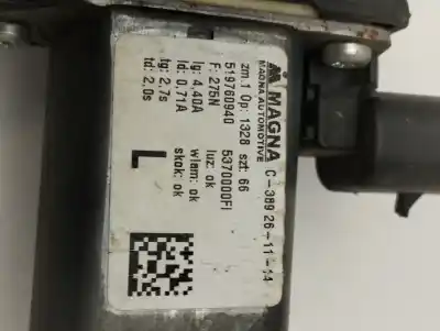 Автозапчастина б/у регулятор вікна передній лівий для fiat 500 fiat 500 1.2 посилання на oem iam 51976094  