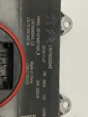 Автозапчасти б/у блок управления освещением за ds 7 crossback e-tense be chic ссылки oem iam cn70000045  