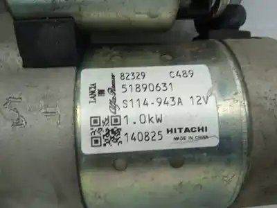 Peça sobressalente para automóvel em segunda mão MOTOR DE ARRANQUE por FIAT 500 (312) 500 Referências OEM IAM 51890631  