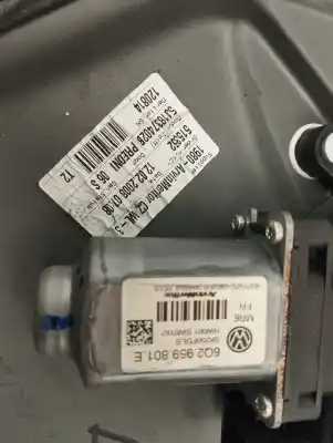 Автозапчастина б/у регулятор переднього правого скла для skoda fabia (5j2 ) greenline посилання на oem iam 6q2959801e  