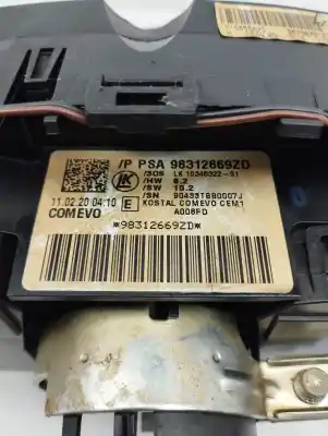 Pezzo di ricambio per auto di seconda mano controllo della luce per ds 7 crossback e-tense be chic riferimenti oem iam 98312669zd  