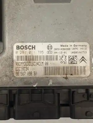 Second-hand car spare part ecu engine control for citroen c3 1.4 hdi exclusive oem iam references 9654490280  