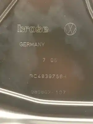 Автозапчастина б/у регулятор скла заднього правого для volkswagen passat b6 variant (3c5) 2.0 tdi 16v посилання на oem iam 3c4839756h   Автозапчастина б/у регулятор скла заднього правого для volkswagen passat b6 variant (3c5) 2.0 tdi 16v посилання на oem iam 3c4839756h