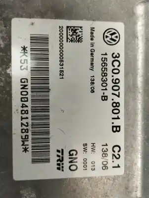 Автозапчастина б/у блок управління стояночним ручним гальмом для volkswagen passat b6 variant (3c5) 2.0 tdi 16v посилання на oem iam 3c0907801b   Автозапчастина б/у блок управління стояночним ручним гальмом для volkswagen passat b6 variant (3c5) 2.0 tdi 16v посилання на oem iam 3c0907801b
