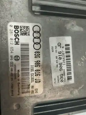 Second-hand car spare part ecu engine control for audi a4 berlina (8e) 2.0 tdi 16v (103kw) oem iam references 03g906016jd  