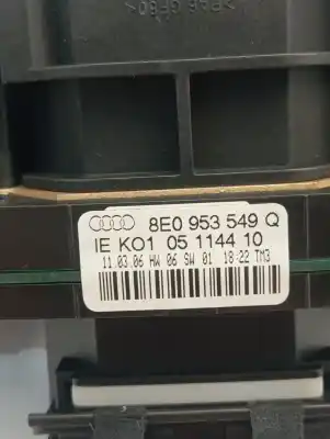 Second-hand car spare part headlights switch for audi a4 berlina (8e) 2.0 tdi 16v (103kw) oem iam references 8e0953549q  
