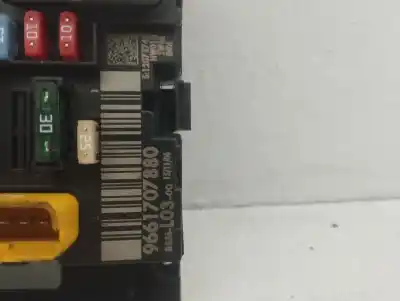 Second-hand car spare part fuse box unit for citroen c2 vtr oem iam references 9661707880  